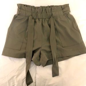 Urban Outfitters Army Green Dress Shorts Size M